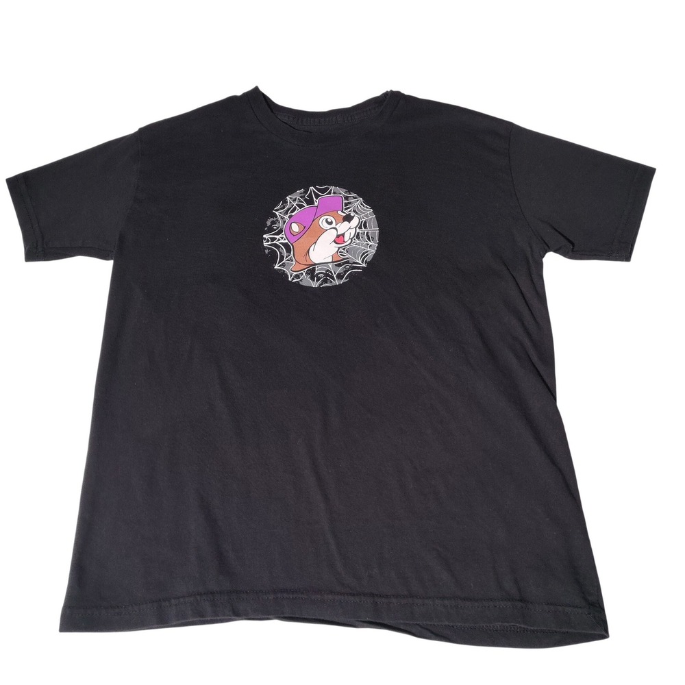 Buc-ees Put A Spell On Me 2023 Halloween Kids Youth Medium Black Graphic T-Shirt